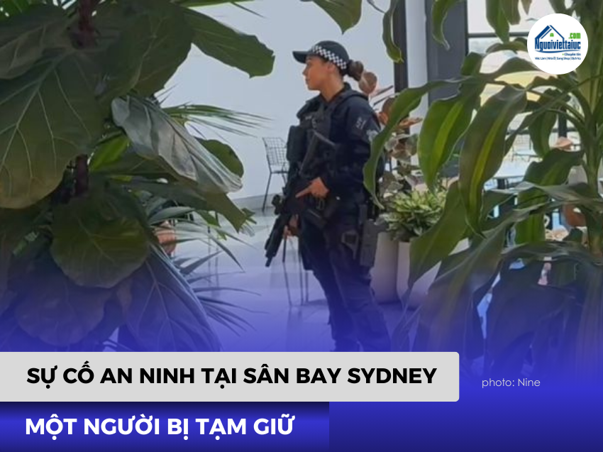Sự cố tại sân bay Sydney, một người bị bắt giữ